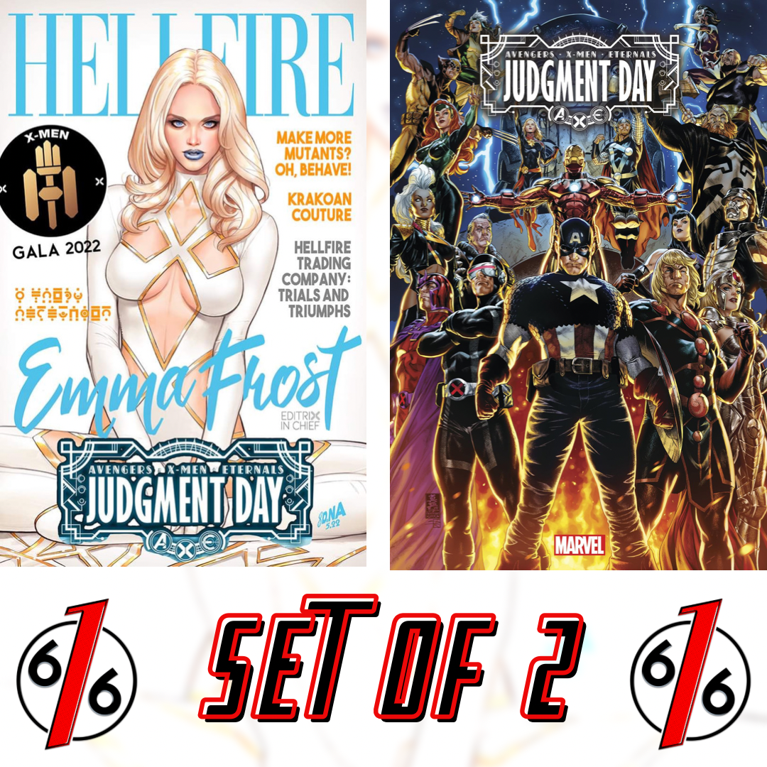 AXE JUDGMENT DAY 1 SET NAKAYAMA Emma Frost Variant & BROOKS Main Cove