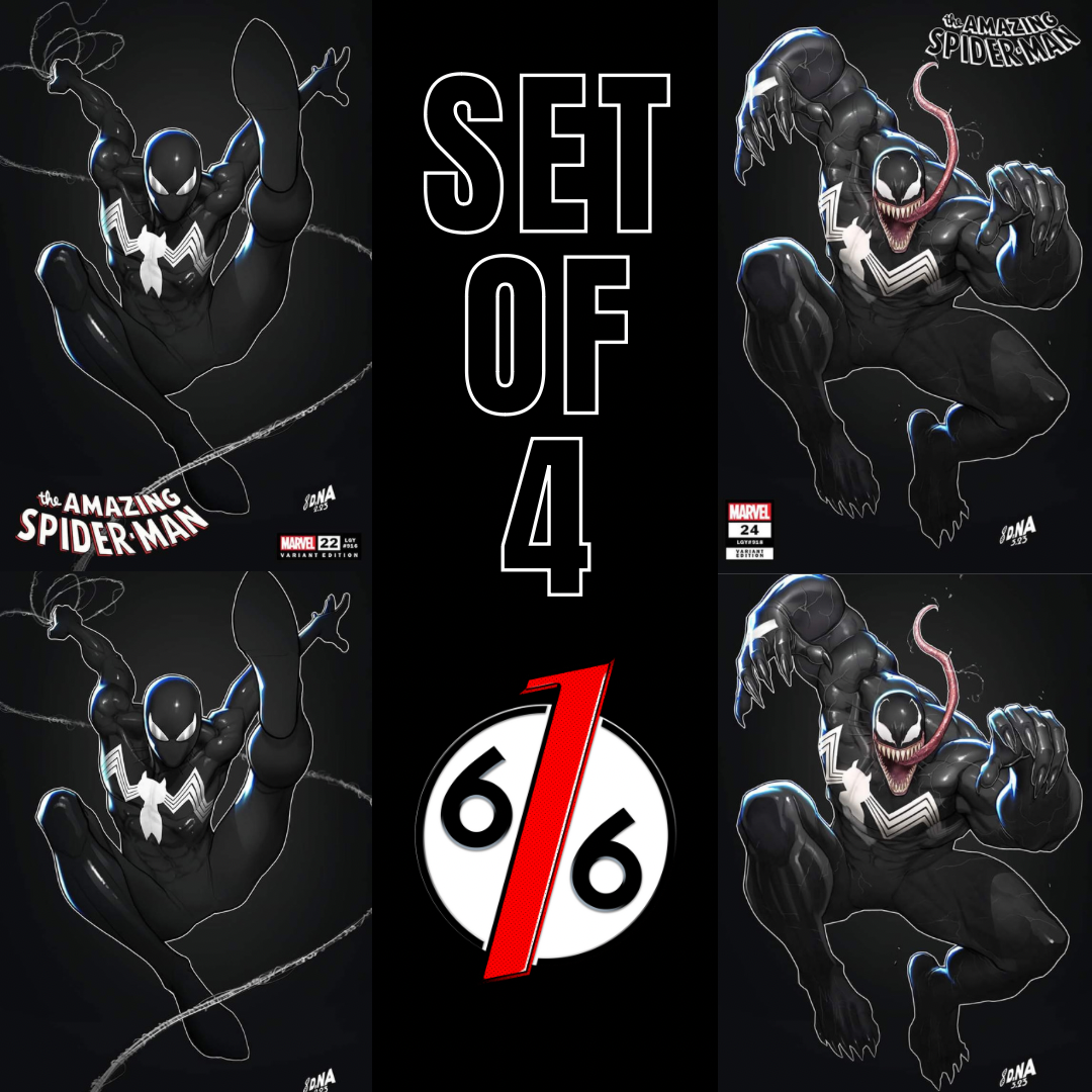 AMAZING SPIDER-MAN #22 & 24 DAVID NAKAYAMA Variant Set Of 4 VENOM AMAZING SPIDER-MAN #22 & 24 DAVID NAKAYAMA Variant Set Of 4 VENOM