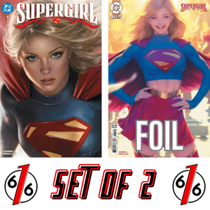 SUPERGIRL #1 CARLA COHEN 616 COMICS & ARTGERM FOIL Variant Set LTD 3000