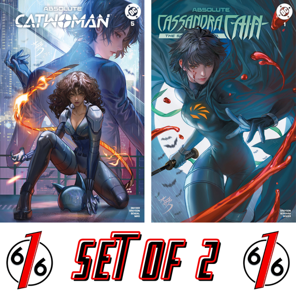 ABSOLUTE CATWOMAN #5 & CASSANDRA CAIN #1 FAN YANG 616 COMICS Variant Set LTD 3000