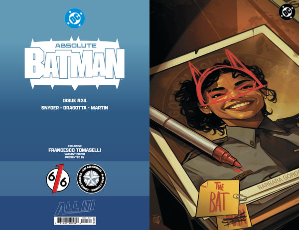 ABSOLUTE BATMAN #24 FRANCESCO TOMASELLI 616 COMICS Trade Dress & Virgin & FOIL Variant ABC Set LTD 1000
