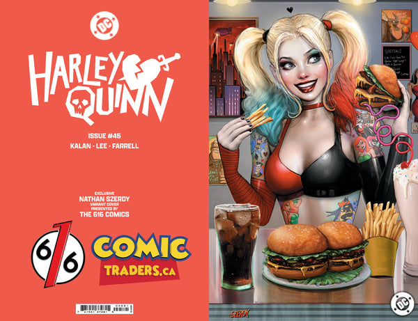 HARLEY QUINN 45 SZERDY 616 DINER TATTOO Virgin Variant B LTD 1500