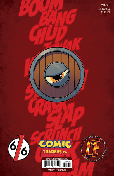 DORC #1 FOURTH PRINT BJORN BARENDS 616 COMICS Virgin FOIL Variant C LTD 500