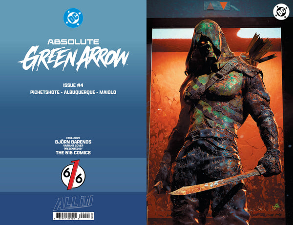 ABSOLUTE GREEN ARROW #4 BJORN BARENDS 616 COMICS Trade Dress & Virgin Variant AB Set LTD 1000