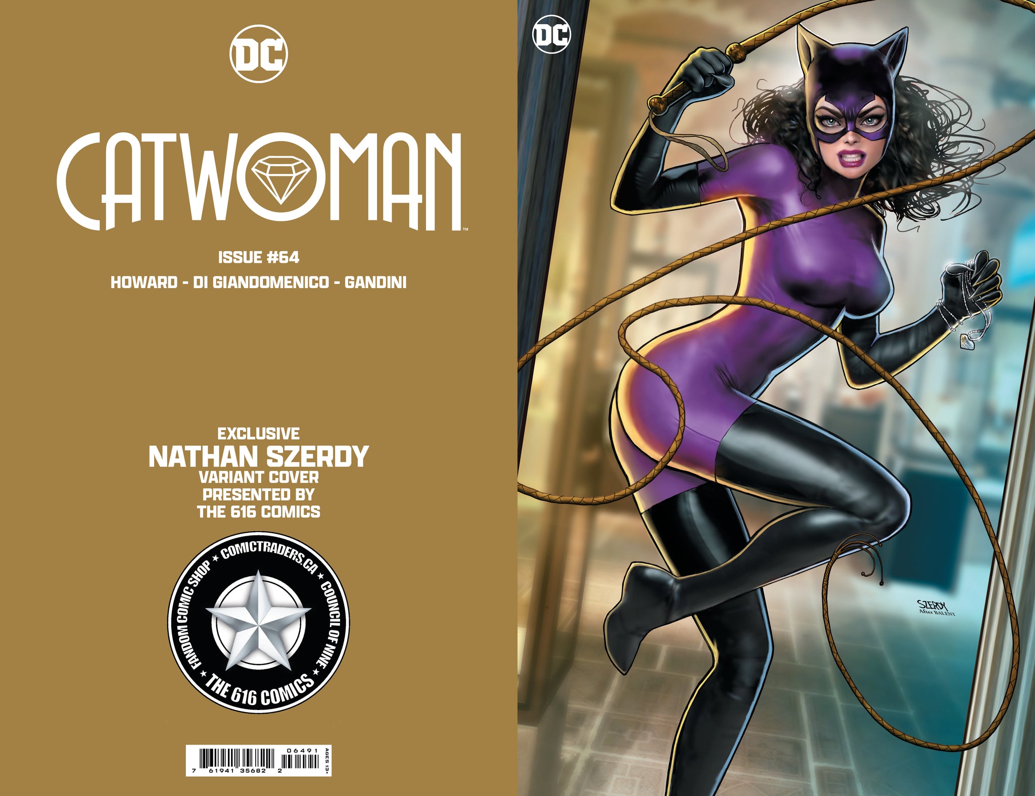 キャサリン様 CATWOMAN #64 NATHAN SZERDY 616 BALENT Homage Virgin FOIL Variant C