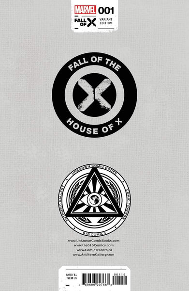 FALL OF THE HOUSE OF X #1 NATHAN SZERDY ROGUE Virgin Variant