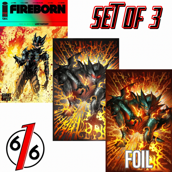 FIREBORN #1 ALAN QUAH 616 COMICS Virgin Variant AB & MULHOLLAND Cvr A Set LTD 500