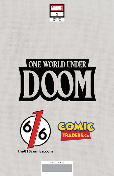 ONE WORLD UNDER DOOM #1 KAARE ANDREWS 616 Virgin Variant B LTD 1000