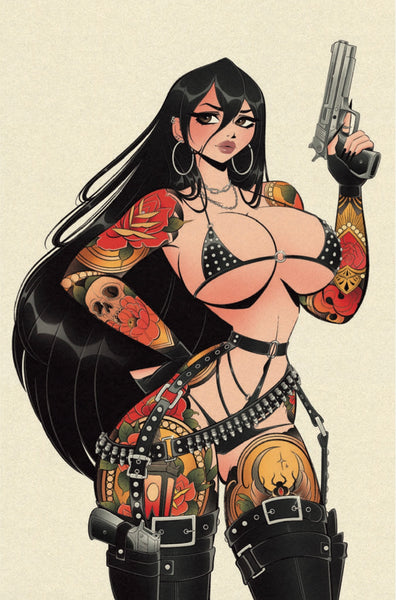 GUN HONEY DOUBLES DOWN #4 BLOODKNOTCOLLECTIVE 616 COMICS Trade Dress & Virgin Variant ABC Set LTD 250