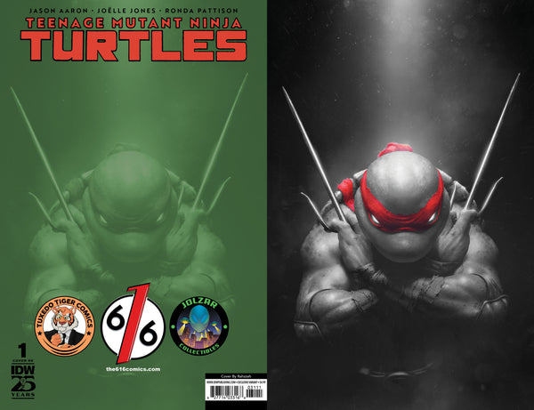 TEENAGE MUTANT NINJA TURTLES 2024 #1-4 RAHZZAH 616 Variant Set LTD 600