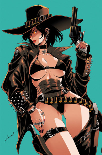 GUN HONEY DOUBLES DOWN #1 GODTAIL 616 COMICS Virgin Variant B LTD 500