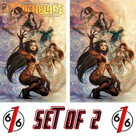 WITCHBLADE #16 LEIRIX LI Cvr B & Cvr D 1:10 Virgin Ratio Variant Set