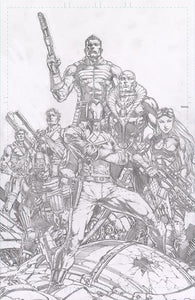 GI JOE #1 DAVID FINCH 1:500 B&W 1:500 Ratio Variant Cvr M