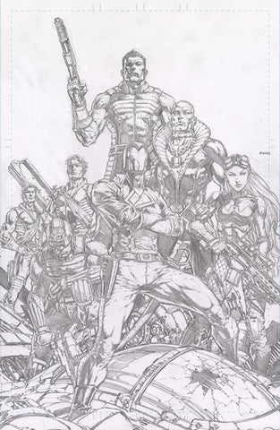 GI JOE #1 DAVID FINCH 1:500 B&W 1:500 Ratio Variant Cvr M