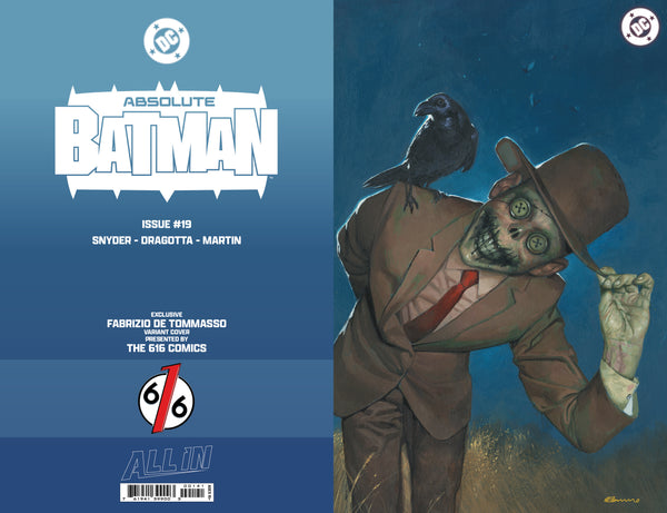 ABSOLUTE BATMAN #19 FABRIZIO DE TOMMASO 616 COMICS Virgin FOIL Variant CD Set LTD 1000