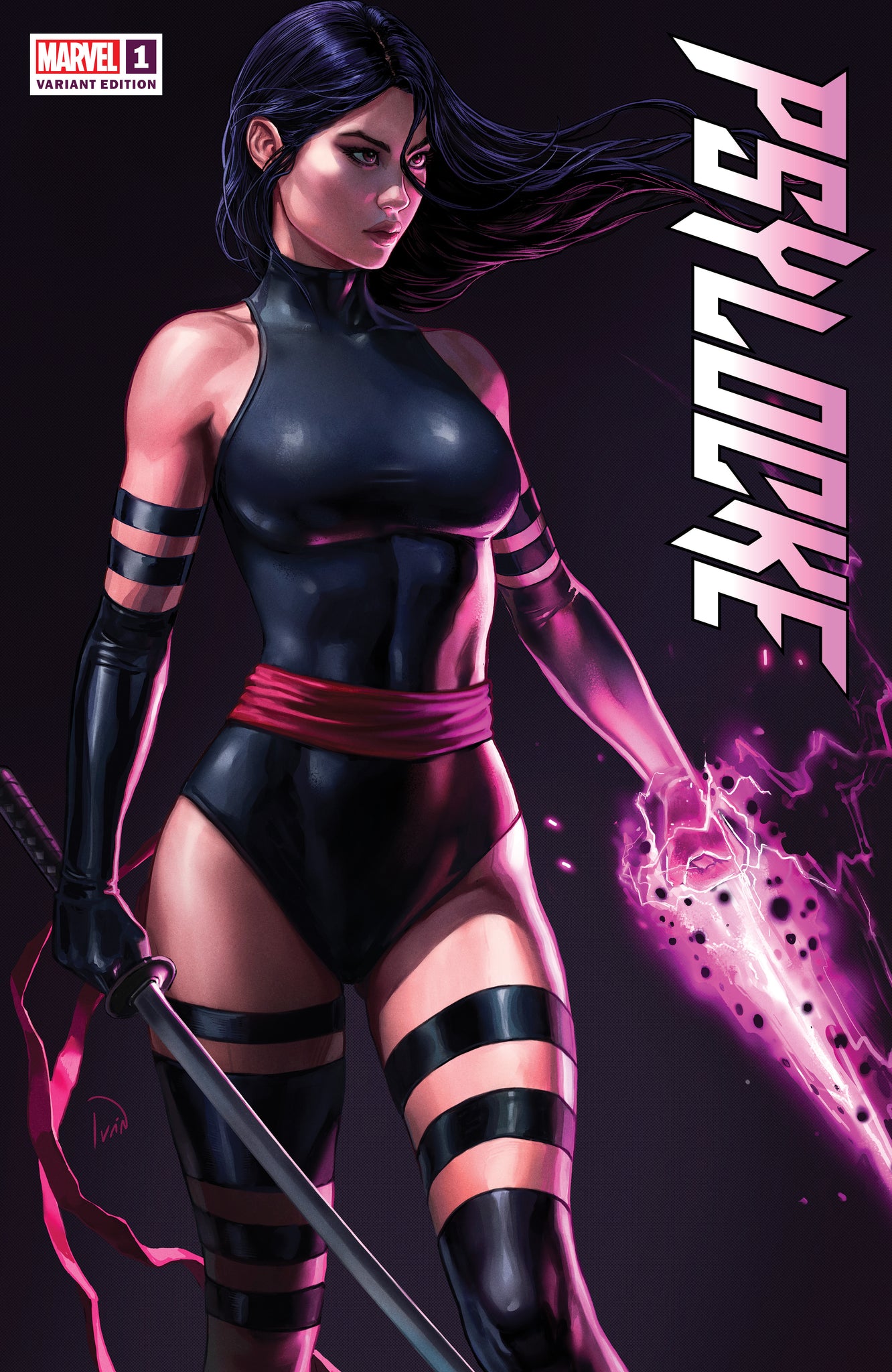 PSYLOCKE #1 IVAN TALAVERA 616 Trade Dress Variant A LTD 3000