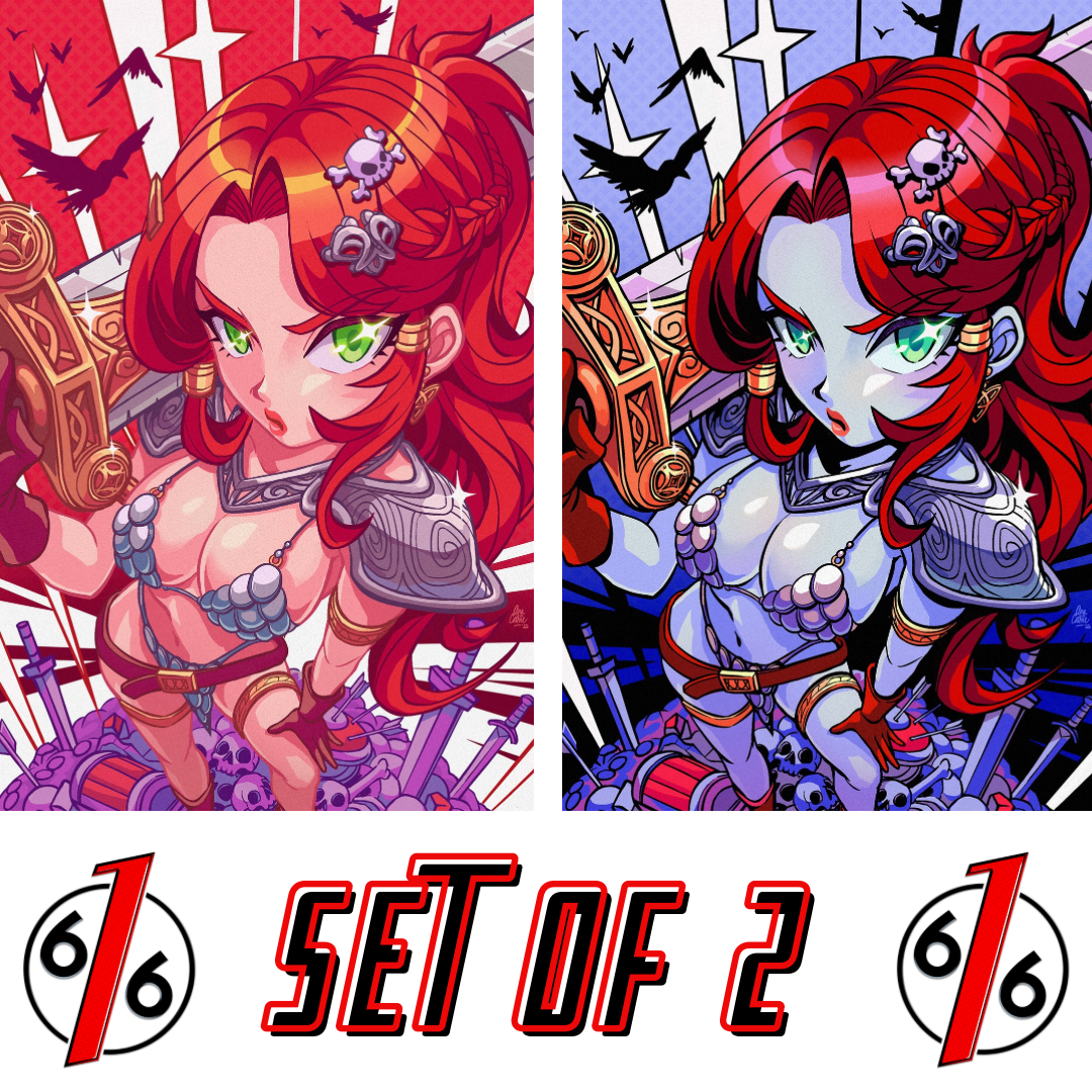 SONJA REBORN #1 ANACATHIE 616 Comics Virgin Variant Set LTD 500