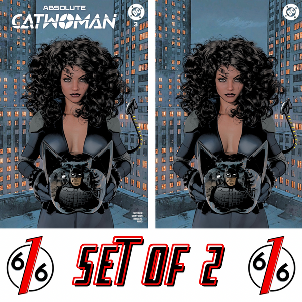 ABSOLUTE CATWOMAN #3 MIKE MAYHEW 616 COMICS Trade Dress & Virgin Variant AB Set LTD 1000