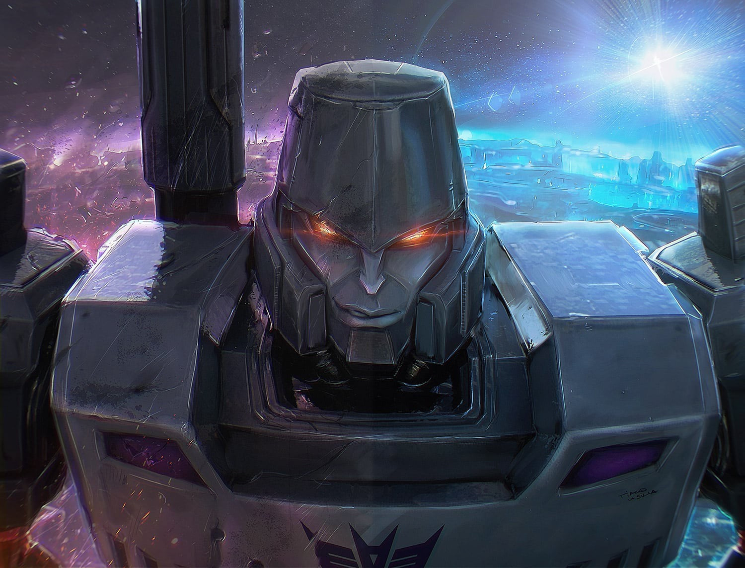 TRANSFORMERS #13 TIAGO DA SILVA 616 Virgin Variant Set MEGATRON