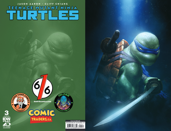 TEENAGE MUTANT NINJA TURTLES 2024 #3 RAHZZAH 616 Virgin Variant Set LTD 600