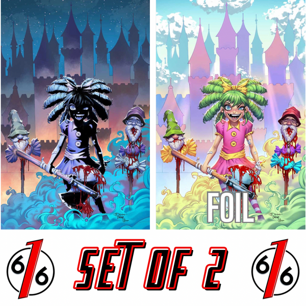 I HATE FAIRYLAND #50 SORAH SUHNG 616 COMICS Virgin & FOIL Variant AB Set LTD 500