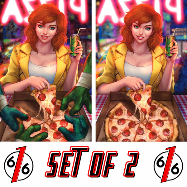 TEENAGE MUTANT NINJA TURTLES #15 ERIC WEIJIC CHEN 616 Virgin Variant AB Set LTD 600