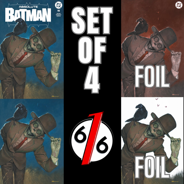 ABSOLUTE BATMAN #19 FABRIZIO DE TOMMASO 616 COMICS Variant ABCD Set LTD 1000