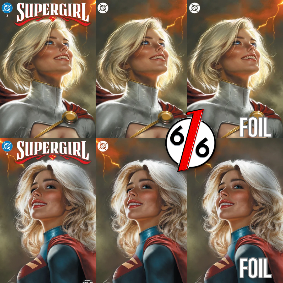 SUPERGIRL #3 LUCIO PARRILLO & CARLA COHEN 616 Variant Set Of 6 LTD 1000