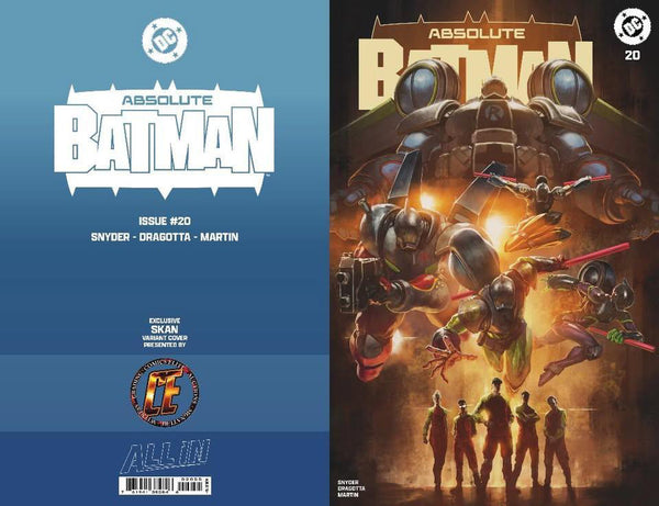 ABSOLUTE BATMAN #20 SKAN Trade Dress & Virgin Variant AB Set LTD 1000