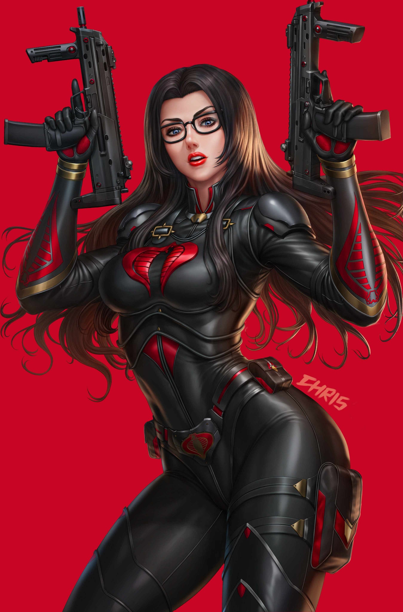 GI JOE REAL AMERICAN HERO #322  CHRIS NG 616 COMICS Virgin SPOT FOIL Variant B LTD 750