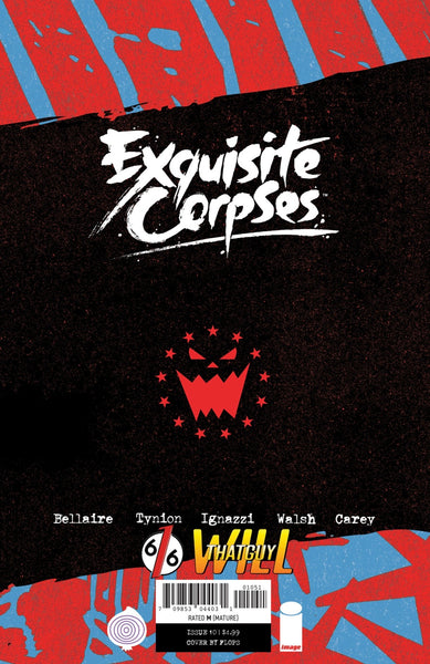 EXQUISITE CORPSES #10 FLOPS! 616 COMICS Virgin Card Stock Variant B LTD 500