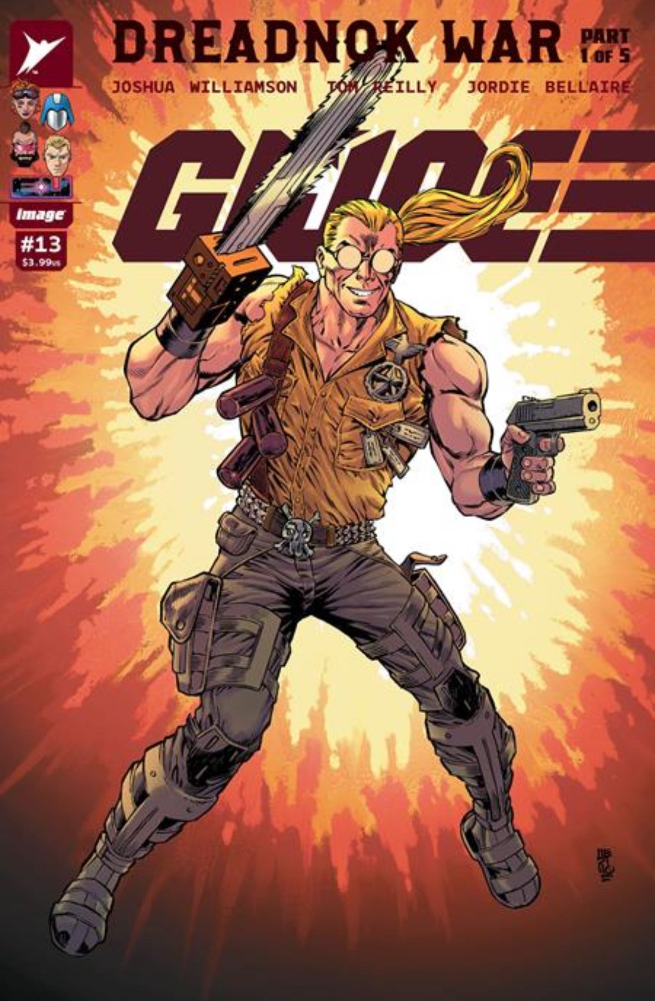 GI JOE #13 JESUS MERINO & ADRIANO LUCAS 1:25 Ratio Variant Cvr D