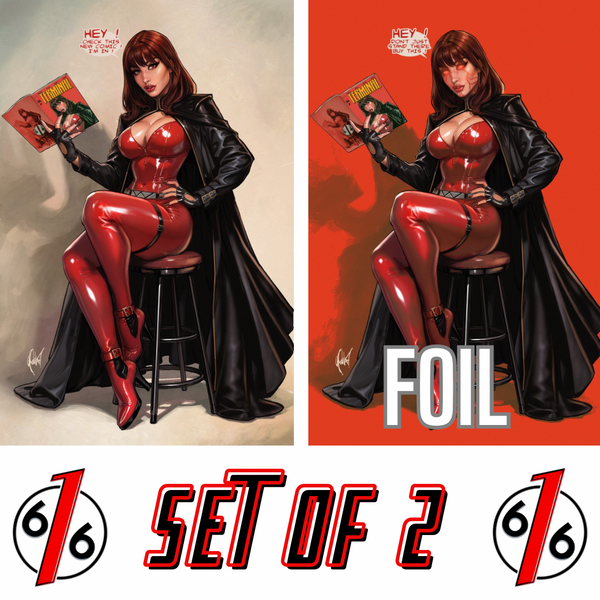 TERMINAL #2 CEDRIC POULAT 616 COMICS Virgin & FOIL Variant AB Set LTD 1000