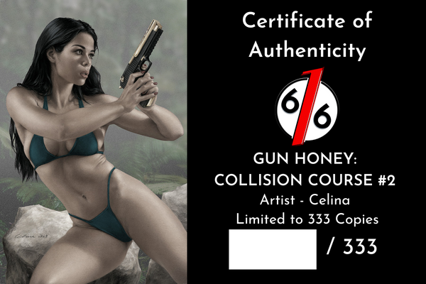 GUN HONEY COLLISION COURSE 2 CELINA 616 Virgin Variant AB Set LTD 333 COA