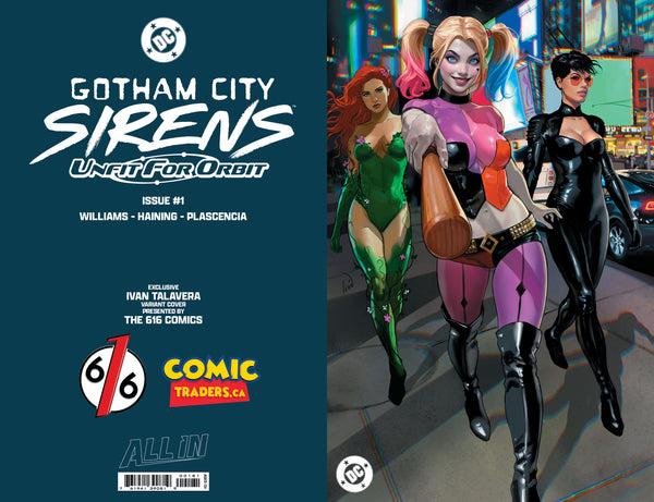 GOTHAM CITY SIRENS #1 TALAVERA & COHEN & PARRILLO 616 Variant Set LTD 1000