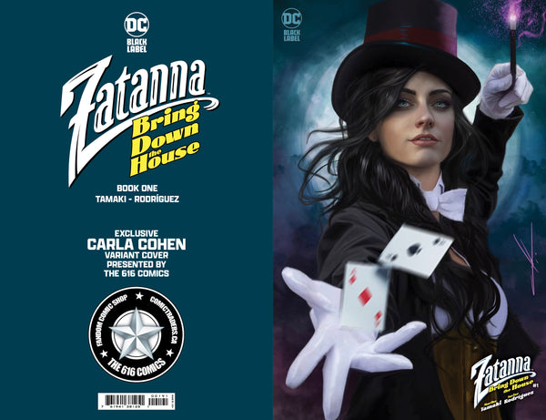 ZATANNA BRING DOWN THE HOUSE #1 CARLA COHEN 616 Minimal Dress Variant B LTD 1500