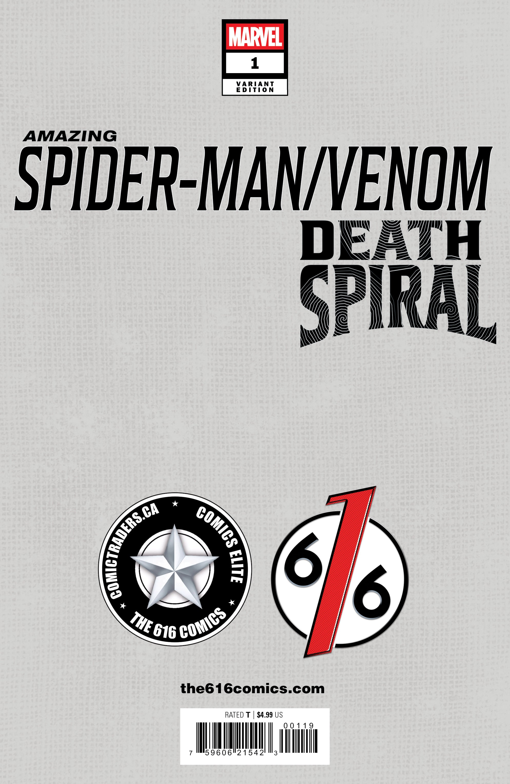 AMAZING SPIDER-MAN VENOM DEATH SPIRAL #1 TYLER KIRKHAM 616 Virgin
