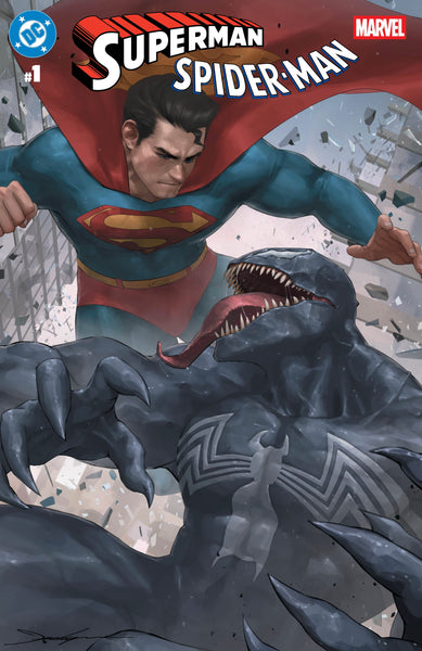 DC MARVEL SUPERMAN SPIDER-MAN #1 JEEHYUNG LEE 616 Variant & DELL’OTTO Cvr G LTD 3000