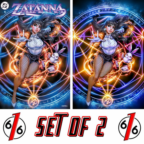 ZATANNA #1 2026 SORAH SUHNG 616 COMICS Trade Dress & Virgin Variant AB Set LTD 1000