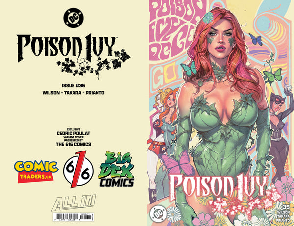 HARLEY QUINN & POISON IVY & CATWOMAN CEDRIC POULAT 616 Variant Set LTD 3000