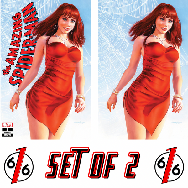 AMAZING SPIDER-MAN #3 MIKE MAYHEW 616 Trade Dress & Virgin Variant Set LTD 1000