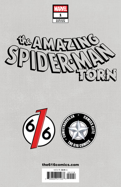 AMAZING SPIDER-MAN TORN #1 DERRICK CHEW & GARBETT FOIL Variant LTD 3000