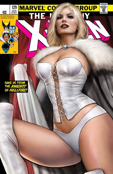 X-MEN #129 FACSIMILE EDITION SZERDY EMMA FROST Trade Dress & Virgin Variant