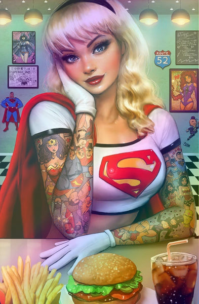 SUPERMAN 19 NATHAN SZERDY 616 DINER TATTOO Variant Set ABC LTD 1000