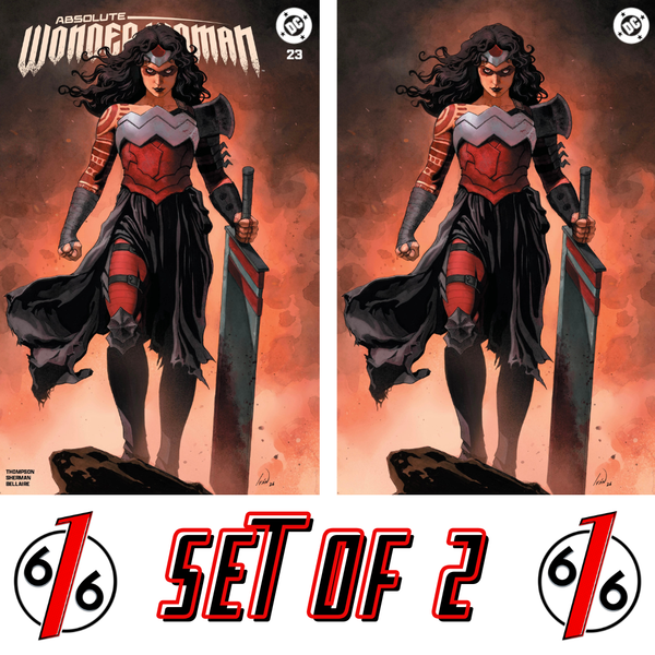 ABSOLUTE WONDER WOMAN #23 IVAN TALAVERA 616 COMICS Trade Dress & Virgin Variant AB Set LTD 1000