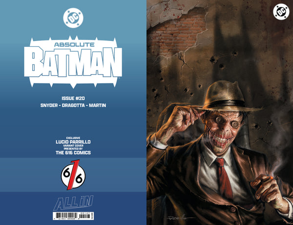 ABSOLUTE BATMAN #20 LUCIO PARRILLO 616 COMICS Trade Dress & Virgin & FOIL Variant ABC Set LTD 1000