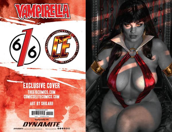 VAMPIRELLA #9 SHIKARII 616 COMICS Virgin Color-Hold Variant C LTD 500