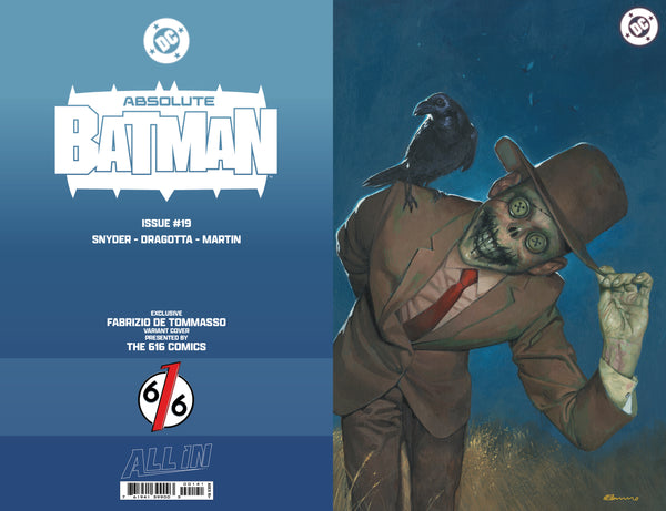 ABSOLUTE BATMAN #19 FABRIZIO DE TOMMASO 616 COMICS Variant AB Set LTD 1000