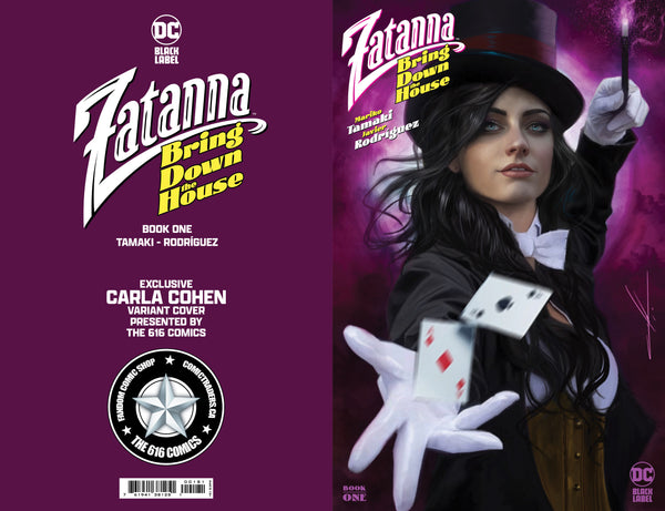 ZATANNA BRING DOWN THE HOUSE #1 CARLA COHEN & ARTGERM FOIL Variant Set LTD 3000