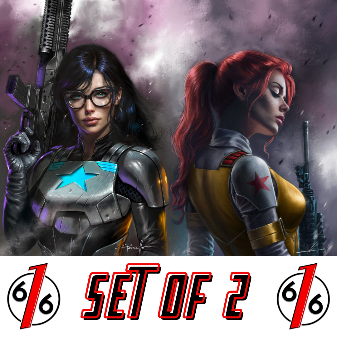 GI JOE #15-16 PARRILLO & COHEN 616 COMICS Virgin Variant Set LTD 750